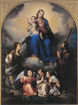   	 Franz Joseph Dobyaschofsky: Madonna Szentekkel
